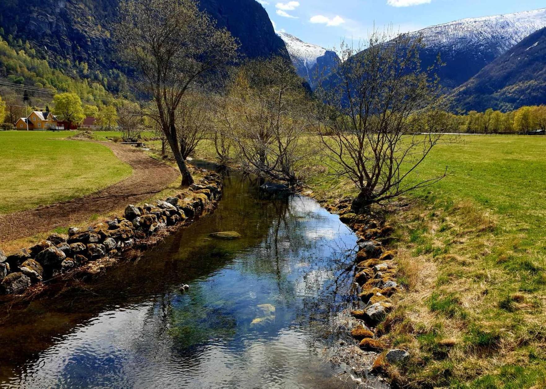 Kvammehuset Pa Gamle Laerdalsoyri Villa Luaran gambar