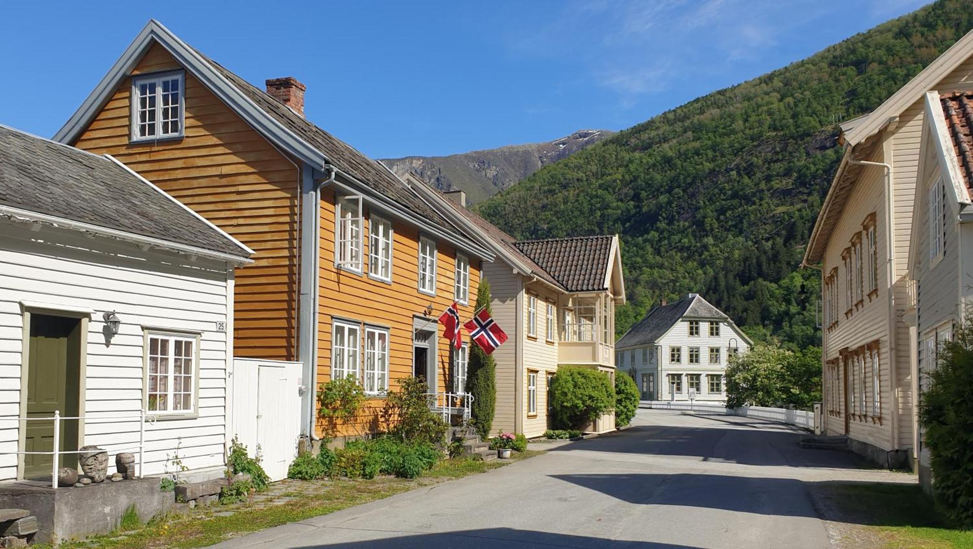 Kvammehuset Pa Gamle Laerdalsoyri Villa Luaran gambar